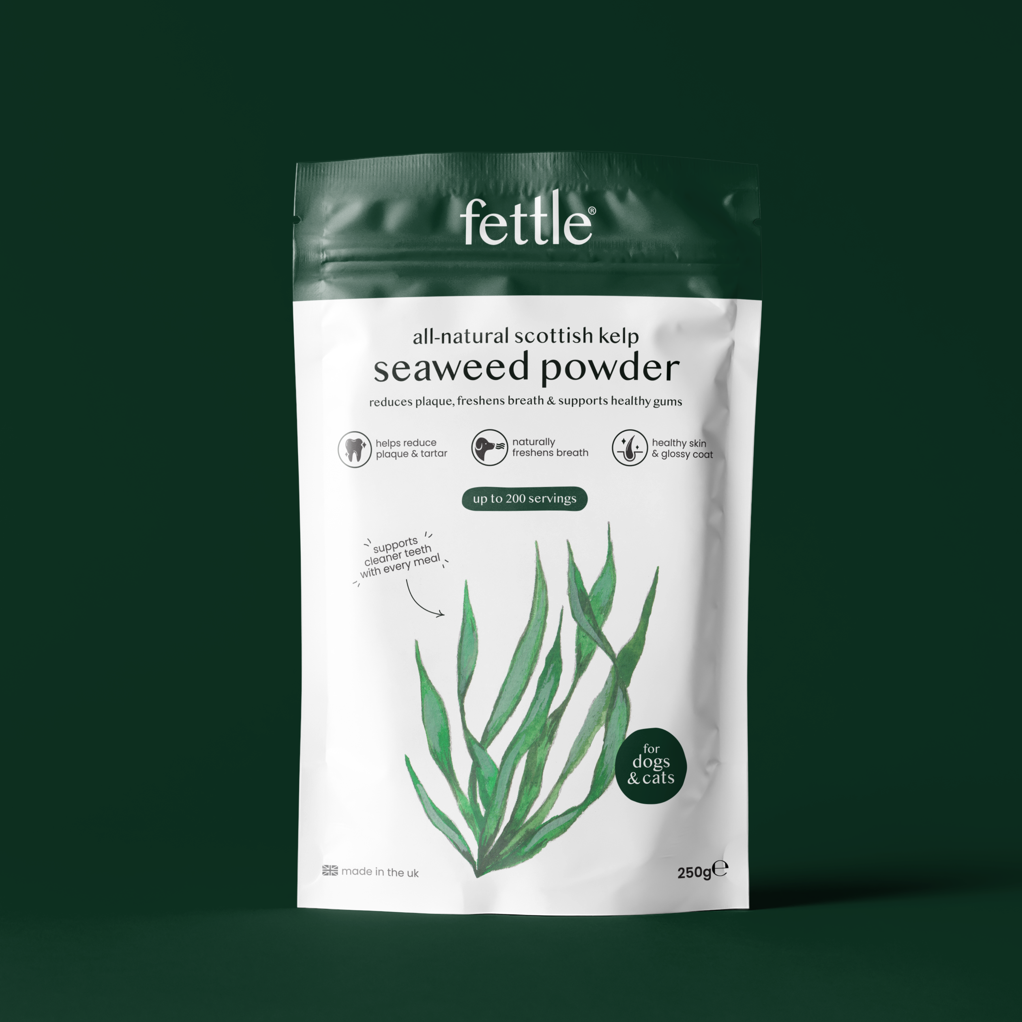 natural kelp seaweed powder for dogs & cats