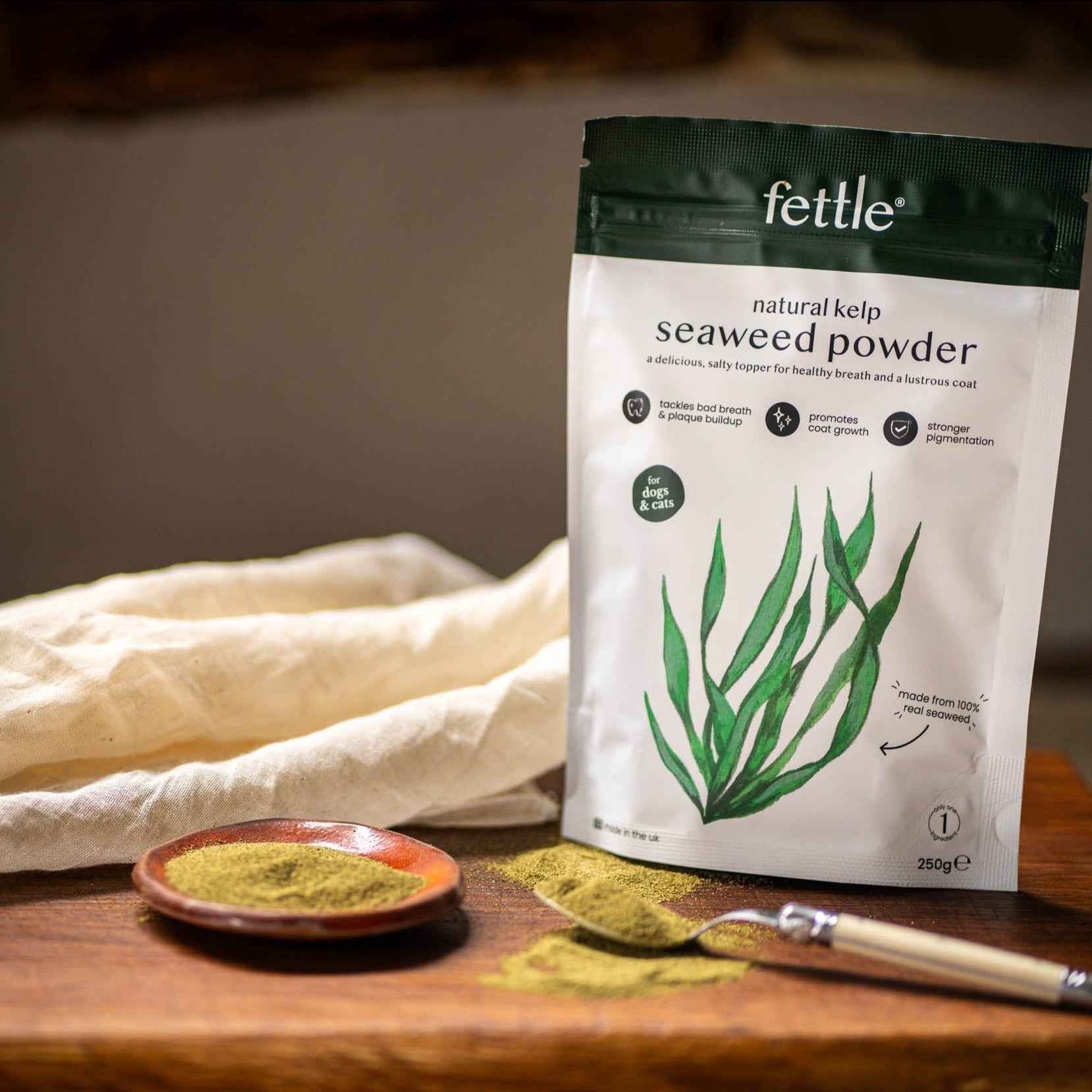 natural kelp seaweed powder for dogs & cats