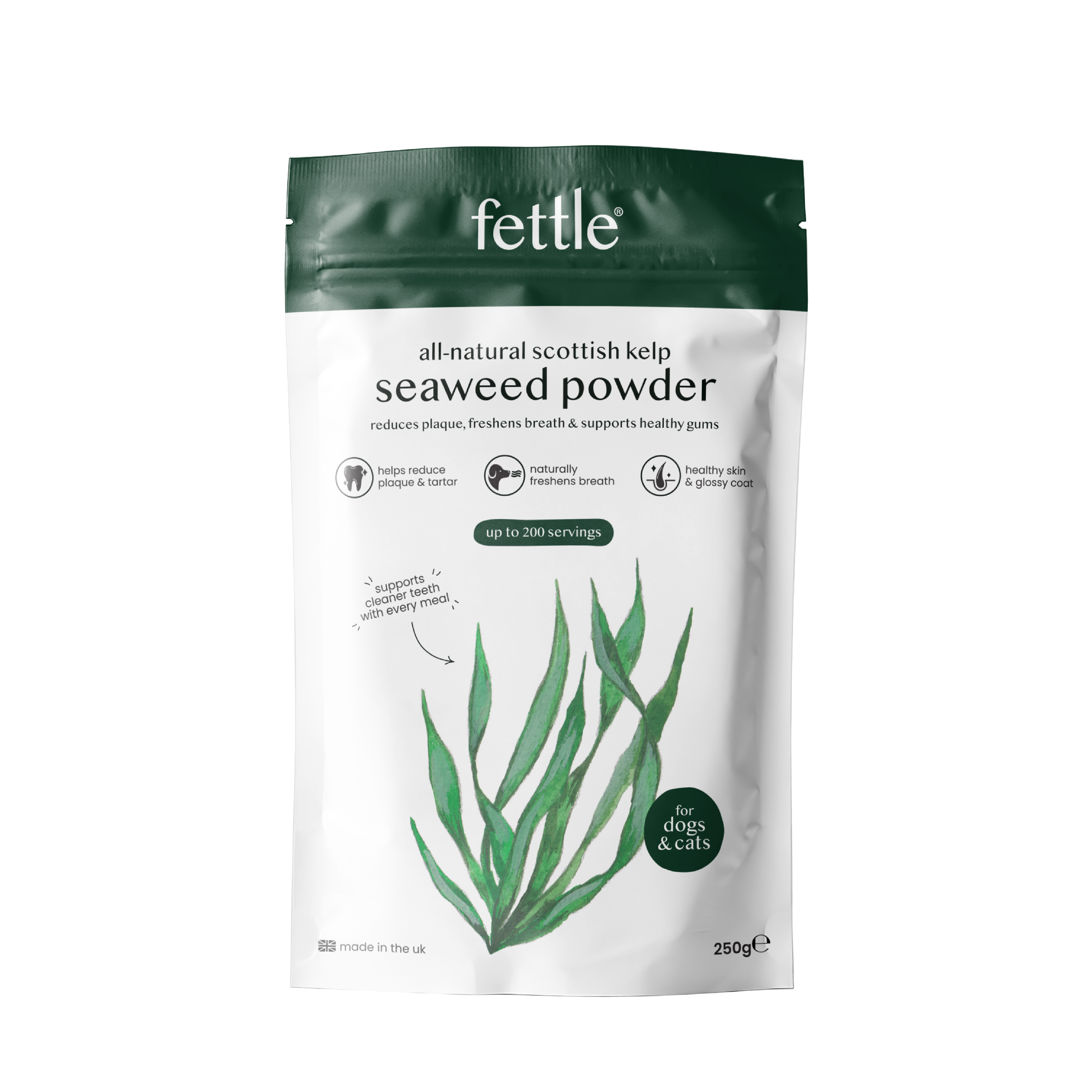 natural kelp seaweed powder for dogs & cats - Fettle