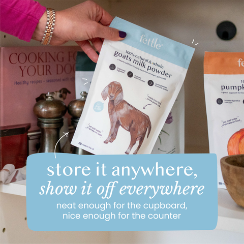 whole goats milk powder for dogs & cats - Fettle