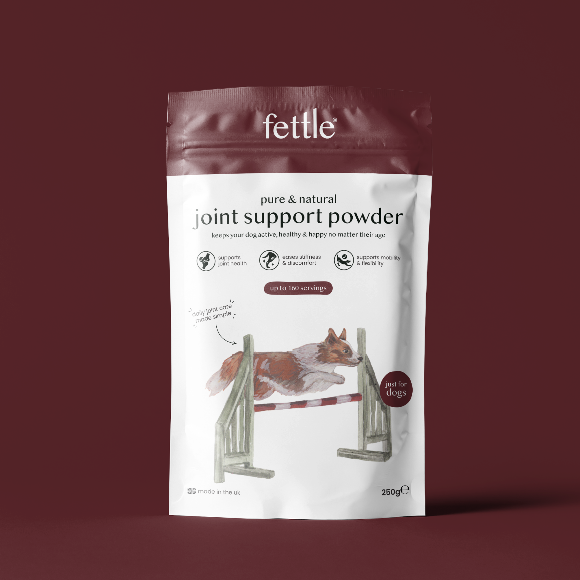 natural & wholefood pure joint support for dogs