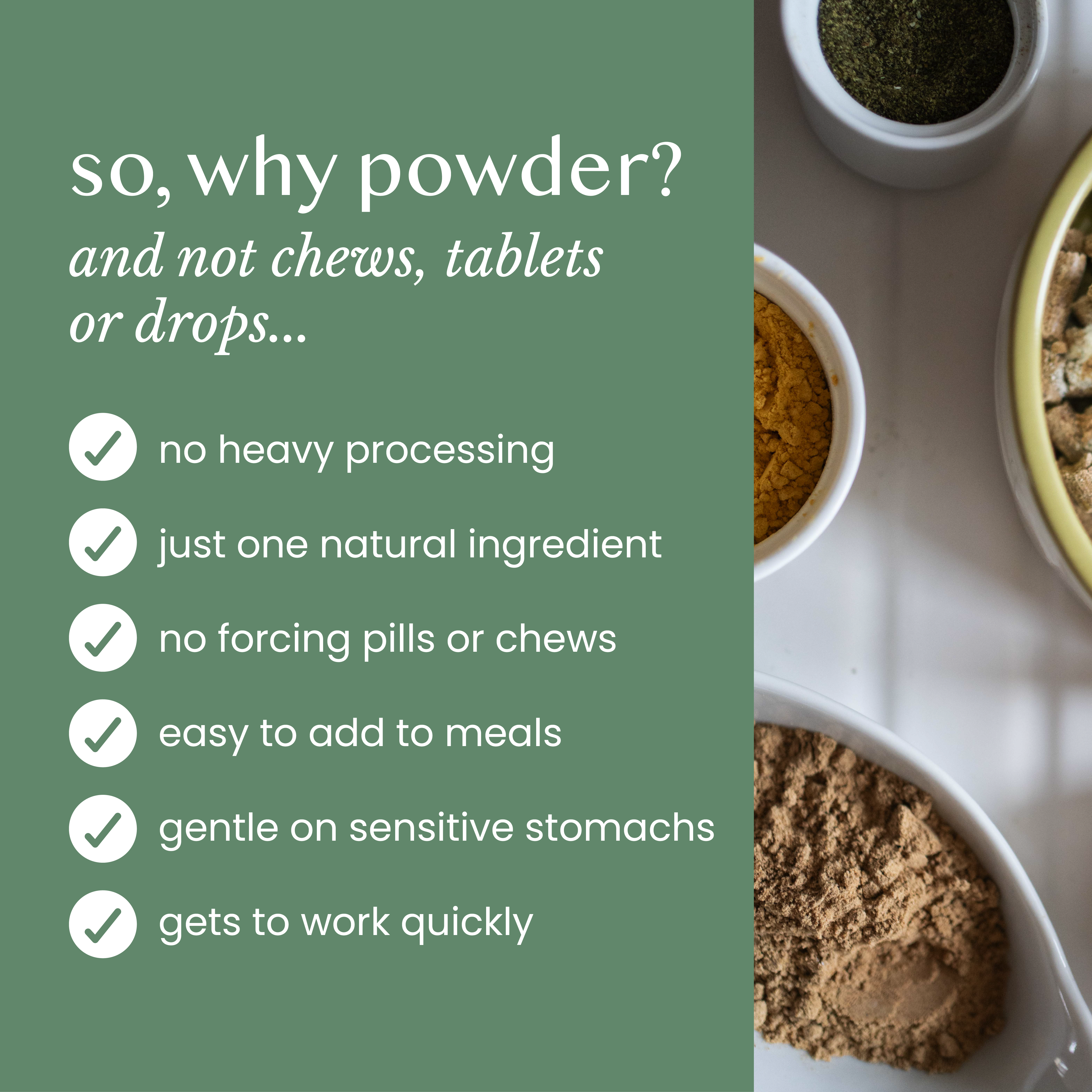 pure & natural nettle powder - Fettle