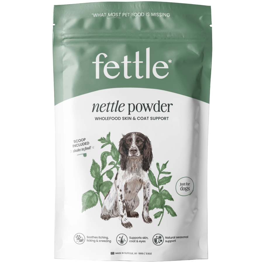 Nettle Powder - Allergy support for dogs by Fettle