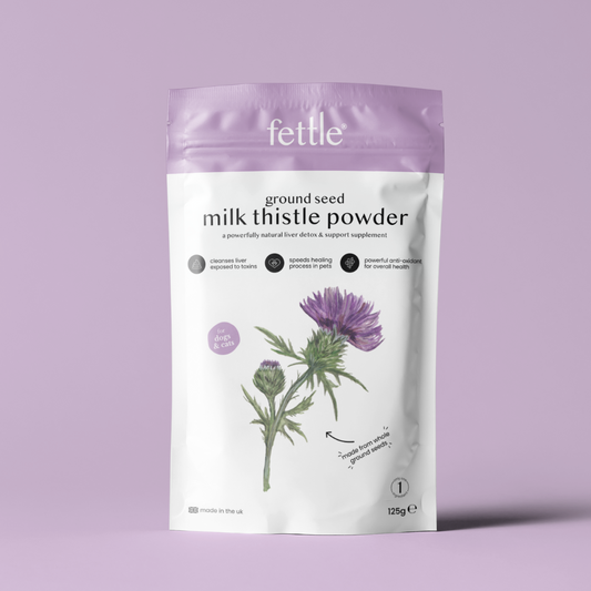 ground seed milk thistle powder for dogs & cats